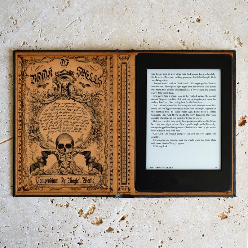 KleverCase Universal Book Cover for eReader Devices with 6 to 6.8 Inch Screen. Works with kobo, Nook, Kindle, Kindle Paperwhite, Sony, storytel and More. (Grimoire Magic) - Image 2
